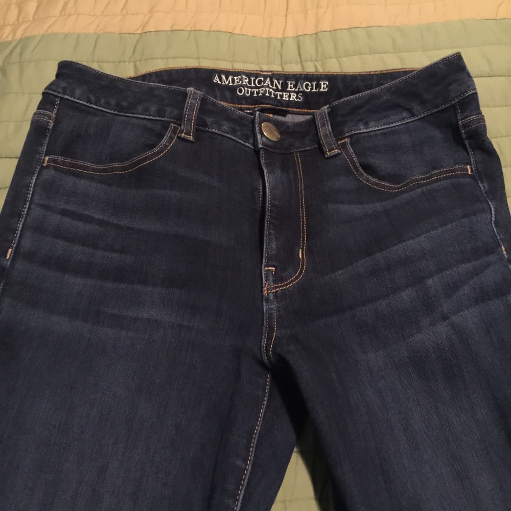 AE Dark Wash Skinny Jeans